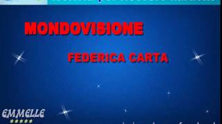 mondovisione base karaoke Federica Carta [EMMELLE KARAOKE]