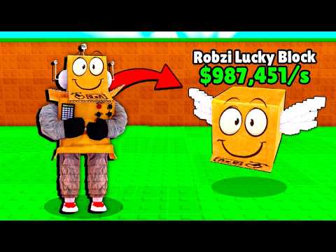 ROBZY BECAME A LUCKY BLOCK in ROBLOX! video thumbnail