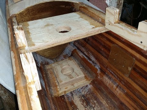 mast step and partner for cedar strip Ulua canoe