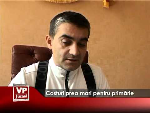 Costuri prea mari pentru primărie