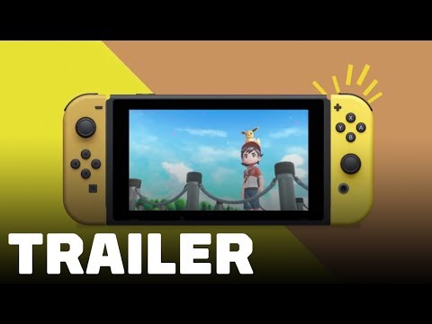 Pokemon Let's Go Pikachu & Eevee Edition Nintendo Switch Trailer - TGS 2018 Video