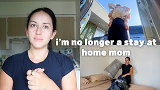 My First Working Mom Morning Routine 🧺 After 2 Years as a SAHM