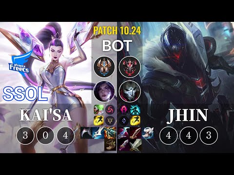 AF SSol Kai'Sa vs Jhin Bot - KR Patch 10.24