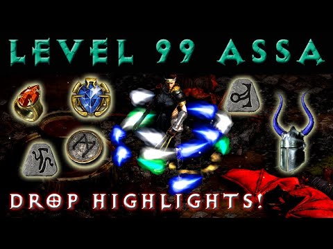 Finally 99! Top 30 Ranking Assassin - Drop Highlights [Diablo 2 Resurrected Loot]