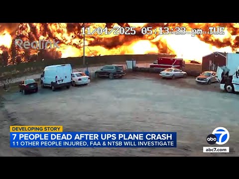 美國肯塔基驚傳墜機！巨大火球吞噬現場，至少7人喪生 (Video shows KY plane crash, massive fireball that killed at least 7)