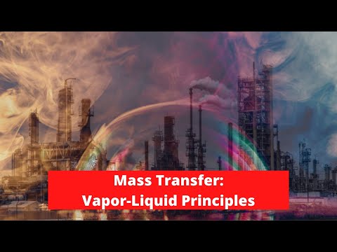 Mass Transfer Principles for Gas Liquid Vapor Liquid Unit Operations Trailer