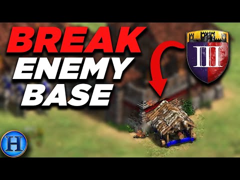 How To Break Enemy Base In Castle Age | AoE2