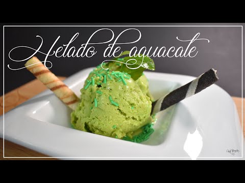 Helado de Aguacate con SOLO 4 ingredientes, receta fácil y práctica. casero SIN máquina.