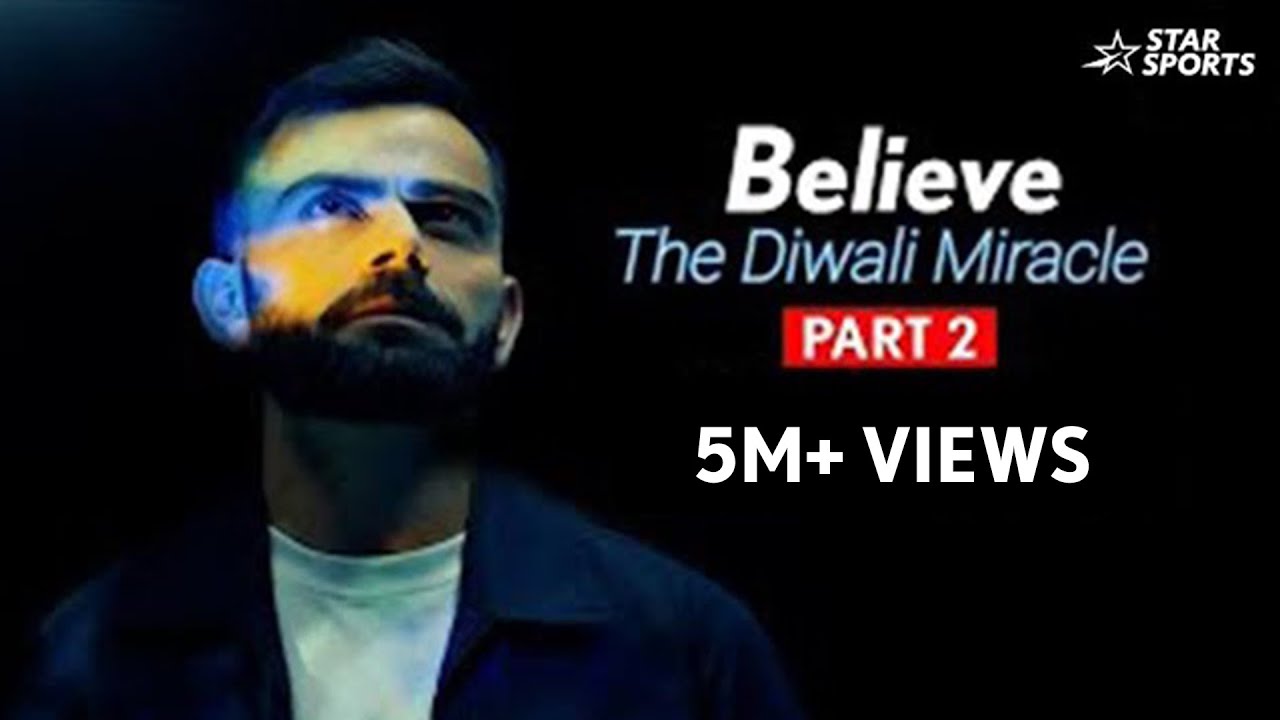 BELIEVE: The Diwali Miracle Part 2 | Virat Kohli re-lives his incredible innings v Pak in T20WC 2022
