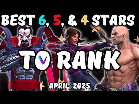 Best 6, 5 & 4 Star Champions to Rank Up & Ascend in MCoC - Vega's Tier List