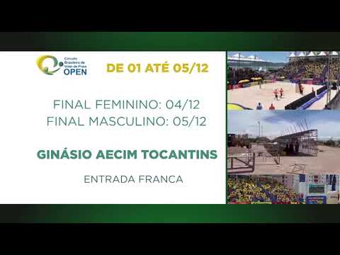 Circuito Brasileiro Open e Sub17 de vôlei de praia de 01 a 07 de dezembro