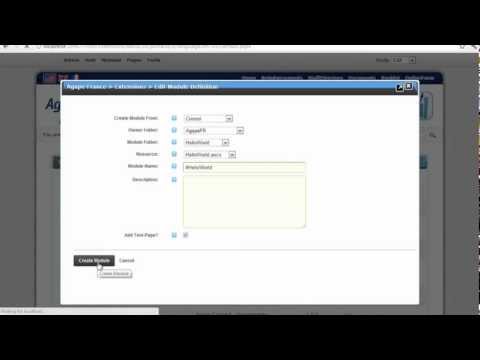 Create a new module in DotNetNuke