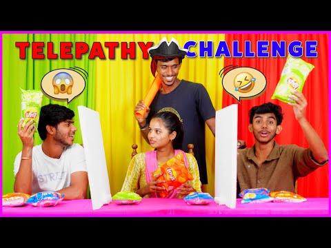 TELEPATHY CHALLENG 😂 challenge video || #challenge #comedy #funny