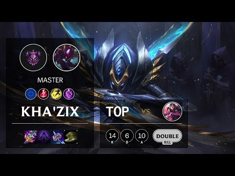 Kha'Zix Top vs Irelia - EUW Master Patch 10.5