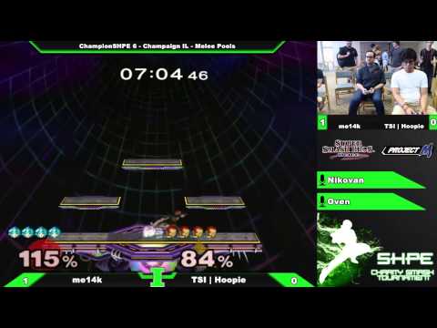 [ChampionSHPE 6] 14k(Peach) vs. TSI|Hoopie (Falco, Ganon) Melee Pools