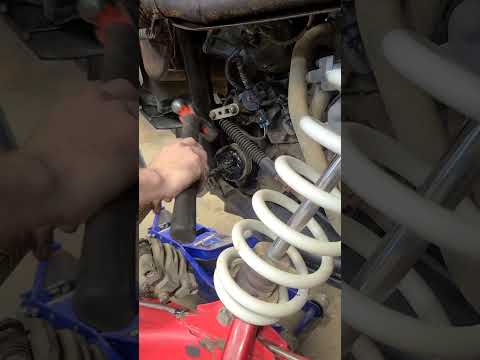 RZR 1000XP gets new rear axles #polaris #polarisrzr #sidebyside #axle #powersports #mechanic