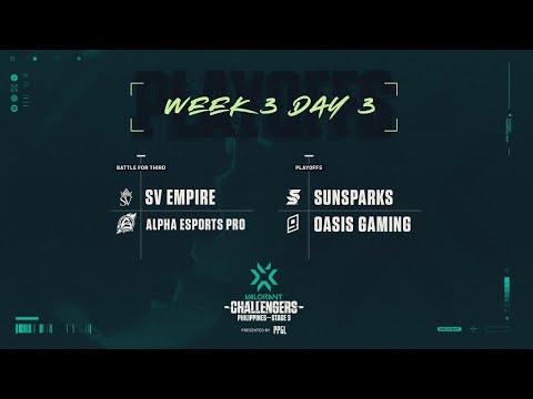 (EN) 2021 VCT Stage 3 - Challengers PH - Week 3 Main Event - Day 3