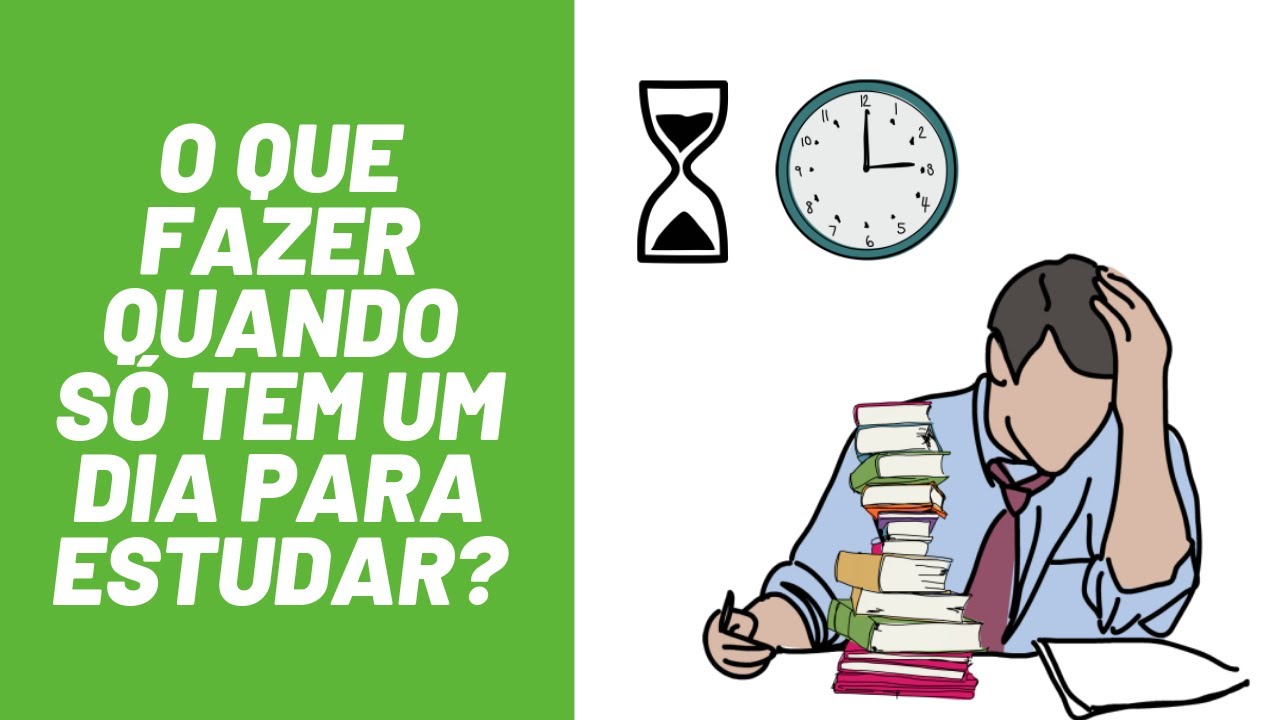 Como estudar um dia antes da prova?