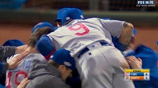 Cubs rally in the 9th to reach the NLCS Cubs rally in the 9th to reach the NLCS