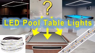 Arena Perimeter Pool Table Light DIY Predator Cost Quality
