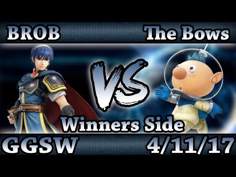 GGSW 28 - BROB (Marth) Vs. The Bows (Alph) Smash Wii U Winners Side - Smash 4