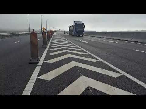 Pasajul rutier de pe DN2 peste A7 dat in trafic!