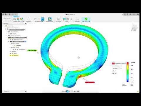 Fusion 360 Lezione 39 - FEM Deformazione imposta