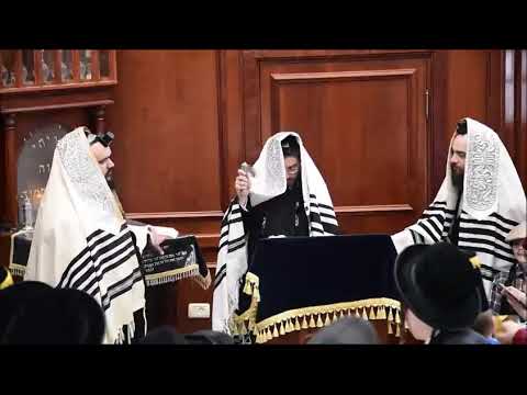 Purim 5781 With Sadigura Rebbe (2)