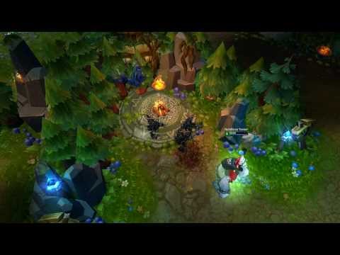 Kog'Maw [Q] and Jungle Monster Heal new particles - League of Legends