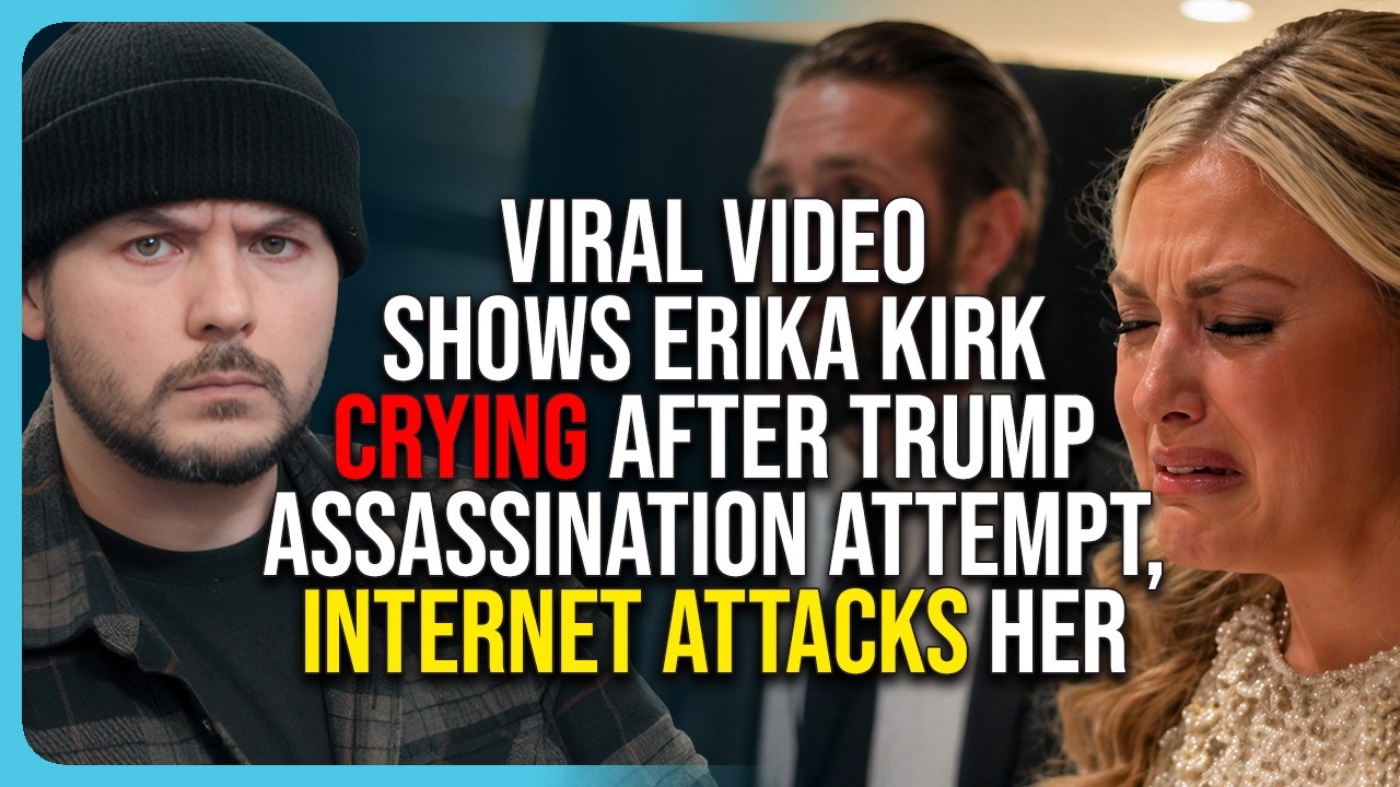 Viral Video Shows Erika Kirk Crying After Trump Assassination Attempt, Internet Attacks Her