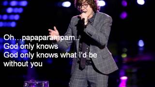 Matt McAndrew-God Only Knows-The Voice 7[Lyrics]