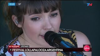 Oh Wonder - Lifetimes (Lollapalooza Argentina 2018)