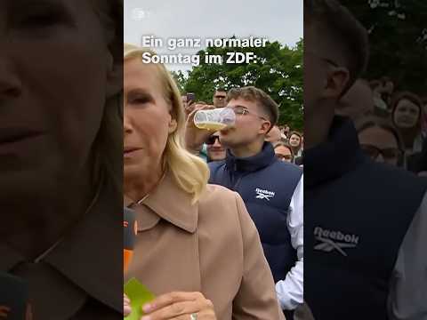 Wenn man schon mal live im TV ist – ZDF Fernsehgarten | ZDF #bier