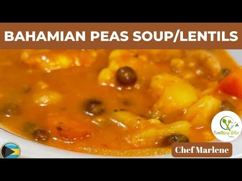 Bahamian Peas Soup with Lentils