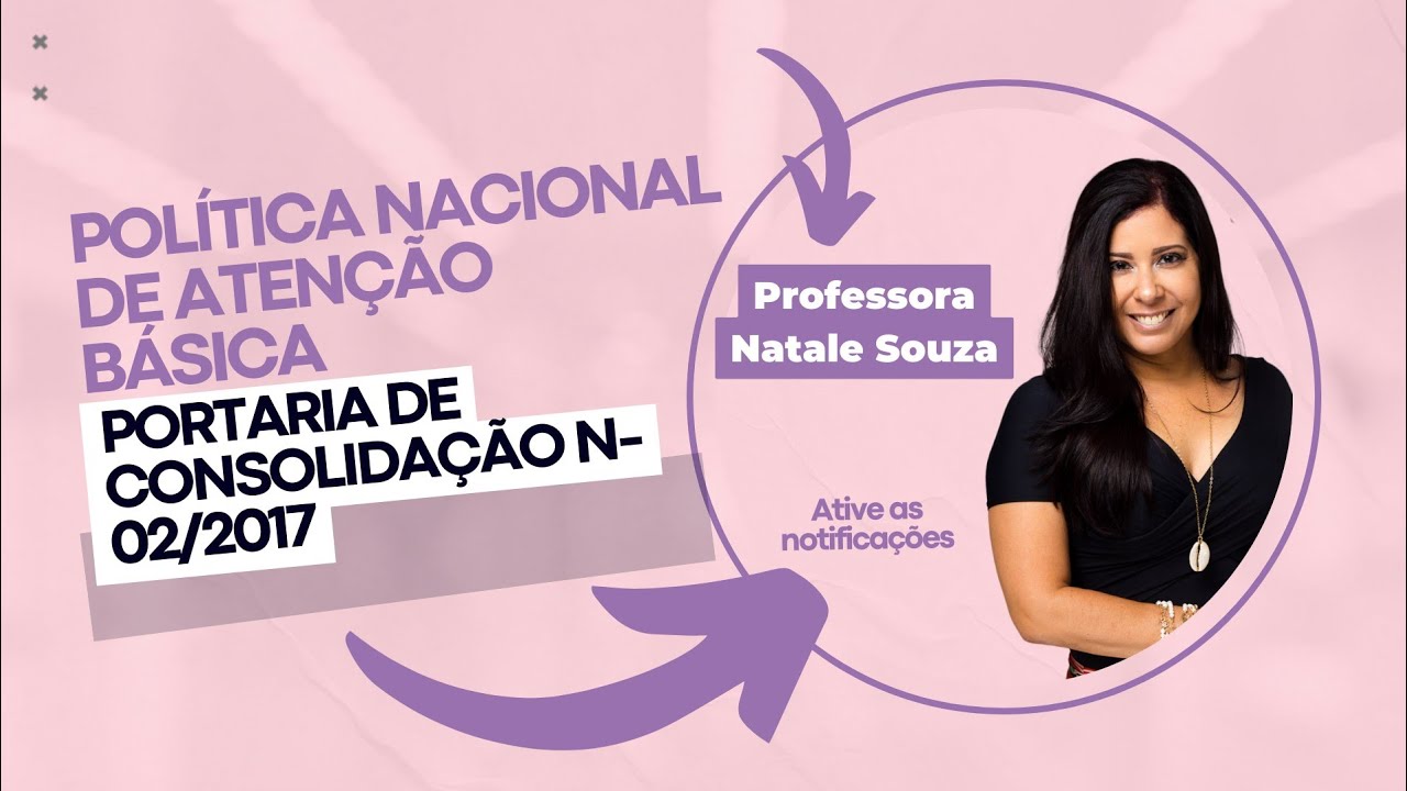 Política Nacional da Atenção Básica  - PNAB - Portaria de Consolidação 2/17 - XXII  - Natale Souza