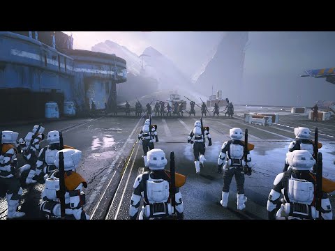 Purge Troopers VS Scout Troopers | Star Wars Jedi Fallen Order | NPC Wars