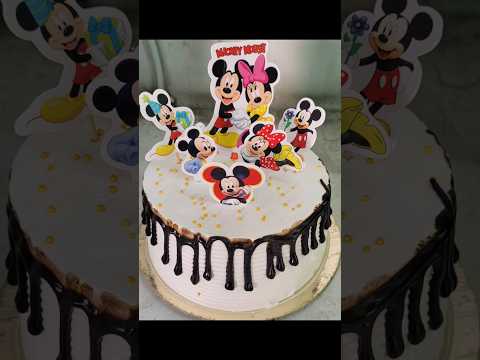 Mickey mouse Cake #cake #cakedecorating #caketown #food #cakedecoration #reels