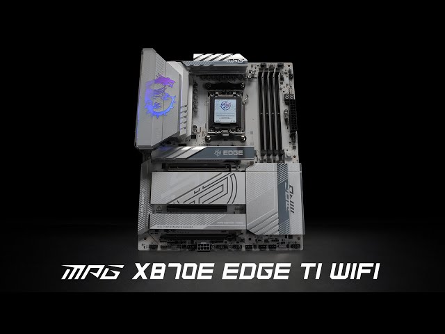 Vídeo relacionado con MSI MPG X870E Edge TI WiFi Placa Base ATX - Procesador AMD Ryzen 9000/8000 / 7000, AM5-80A SPS VRM, DDR5 Memory Boost 8400+MT/s (OC), PCIe 5.0 x16, M.2 Gen5, Wi-Fi 7, 5G LAN