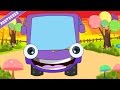 Wheels On The Bus Go Round And Round Portuguese Nursery Rhyme Canções Infantis