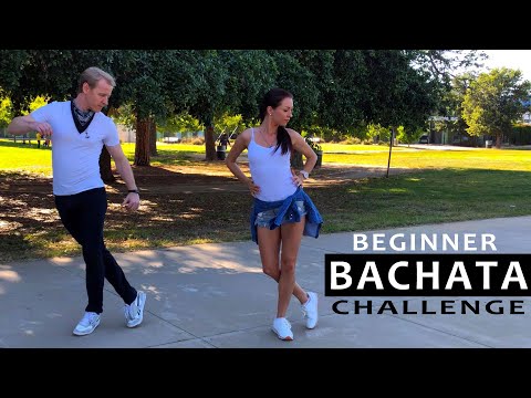 Basic Bachata Footwork Challenge - Romeo Santos "El Beso Que No Le Di"