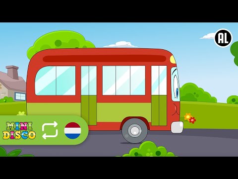 DE WIELEN VAN DE BUS | NON STOP | Kinderliedjes | Liedjes voor Peuters en Kleuters | Minidisco