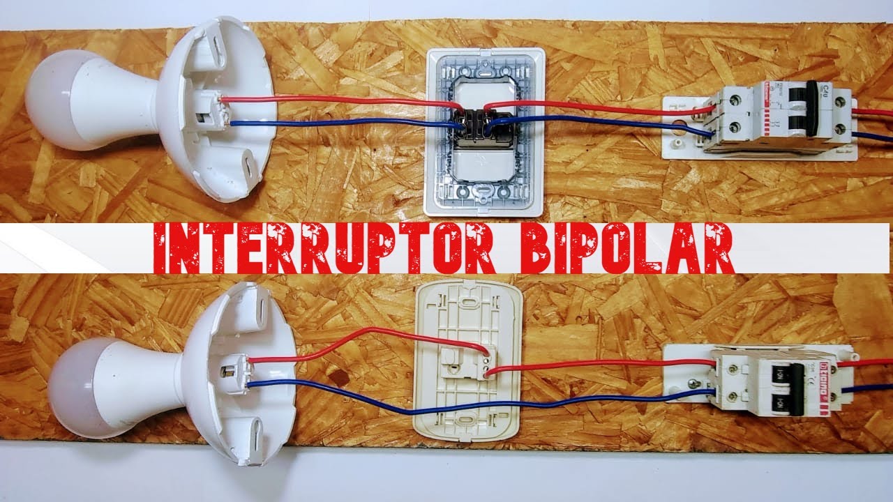 Como Instalar un Interruptor Bipolar/ Bien Explicado