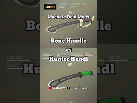 Machete Bone Handle vs Machete Hunter Handle #ldoe #lastdayonearth