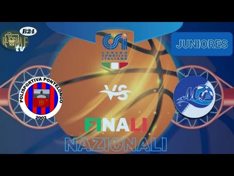 Finale Nazionale CSI 1/2 cat. Juniores Pontelongo Vs My Basket Genova 2K23