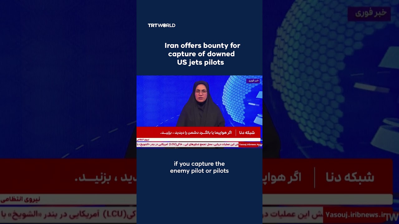 Video | Iran offers bounty for capture of downed US jets pilots