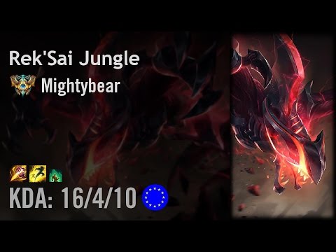 Rek'Sai Jungle vs Olaf - Mightybear - EUW Challenger Patch 6.15