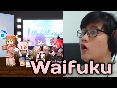 Oybil ClipCh - Nelson's reaction when he saw Hololive ID enter Minecraft Rewind [Hololive Subindo]