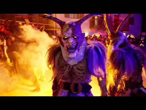 KRAMPUS NIGHT SHOW - Pozza di Fassa | Cinematic 4K