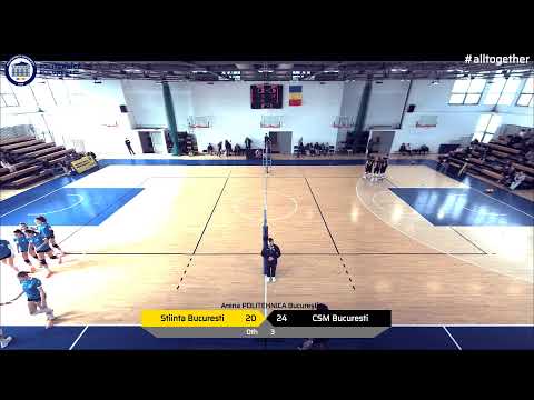 LIVE 🏐 Divizia A2 Feminin Est CSU Știința Politehnica București - CSM București