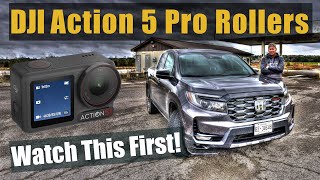 DJI Action 5 Pro Car Rollers 2024